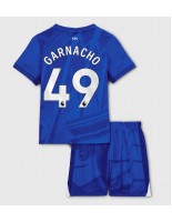 Chelsea Alejandro Garnacho #49 Kotipaita Lasten 2025-26 Lyhythihainen (+ shortsit)